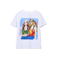 College Style Round Neck Tube T-shirt