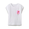 Round Neck Sleeveless Printed T-Shirt