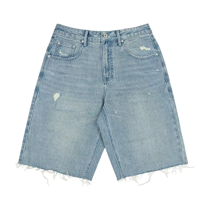 Streetwear Ripped Jeans Shorts